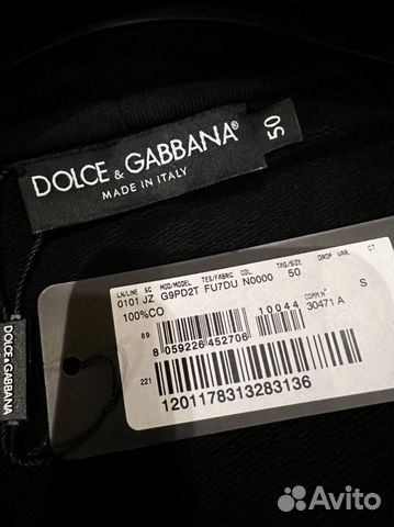 Dolce & Gabbana Толстовка Оригинал Италия