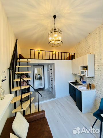 

Квартира-студия, 21 м², 2 кровати