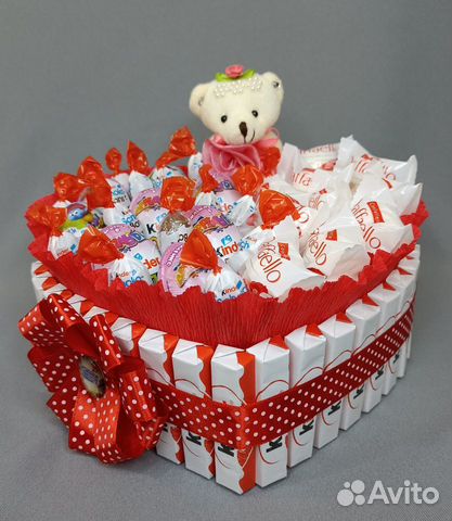 Сладкий презент из киндеров на день рождения
