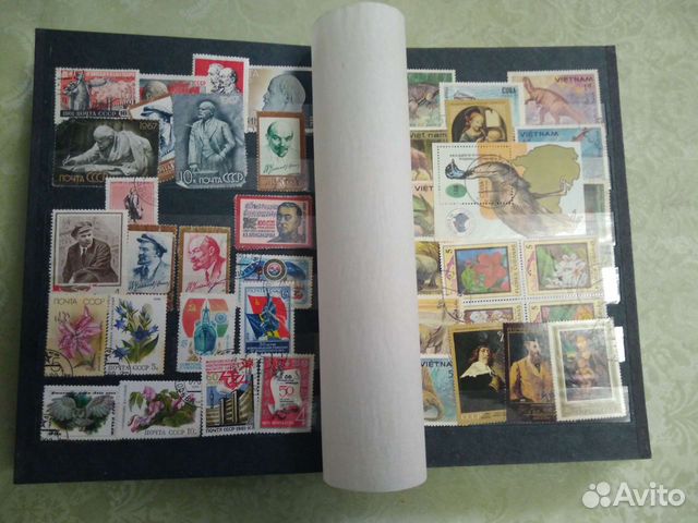 Старый альбом с марками