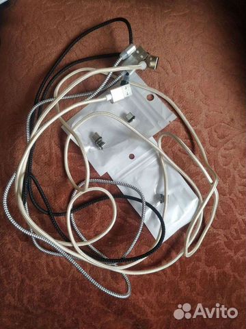 Шнуры и адаптер для магнитной зарядки тип С