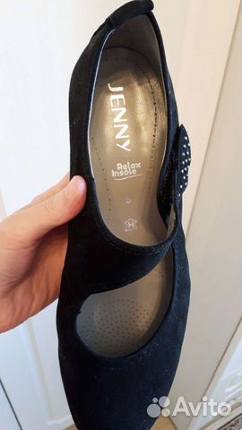 Туфли женские замшевые jenny немецкие