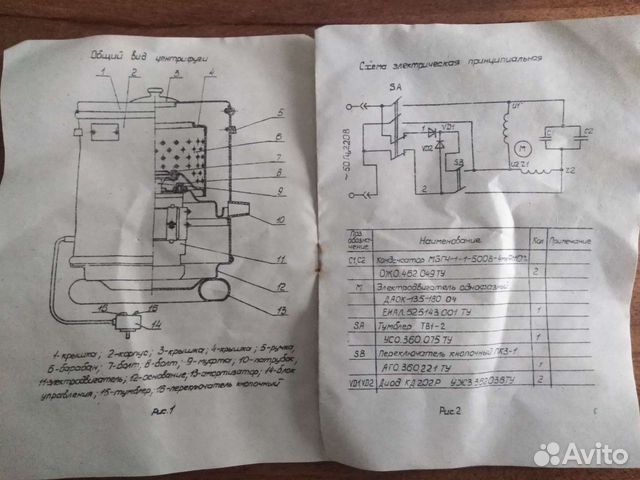 Центрифуга для отжима белья элма