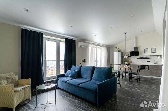 

1-к. квартира, 50 м², 2 кровати