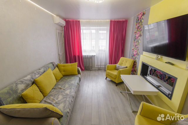 

3-к. квартира, 60 м², 4 кровати