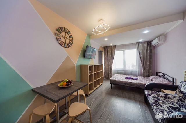 

Квартира-студия, 30 м², 2 кровати