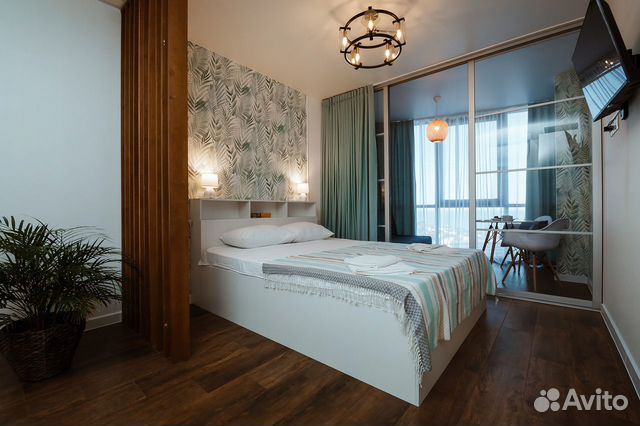 

Квартира-студия, 32 м², 2 кровати