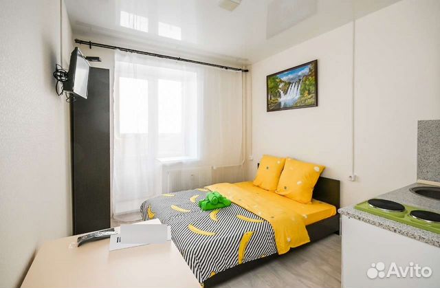 

Квартира-студия, 30 м², 1 кровать