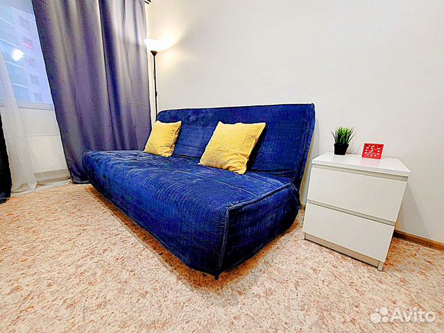 

1-к. квартира, 41 м², 2 кровати