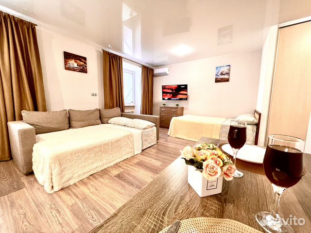 

Квартира-студия, 36 м², 2 кровати
