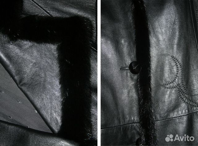 Ivagio пальто (полупальто) кожаное, Италия, р.54 Ivagio пальто (полупальто) кожаное, Италия, р.54