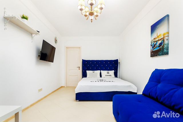 

1-к. квартира, 45 м², 2 кровати