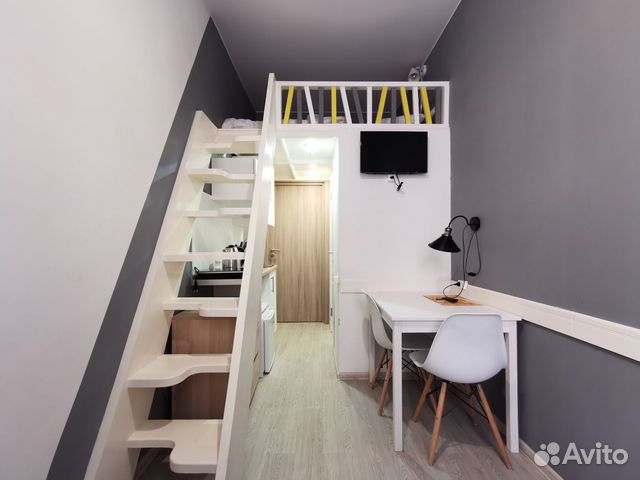 

Квартира-студия в апарт-отеле, 14 м², 2 кровати