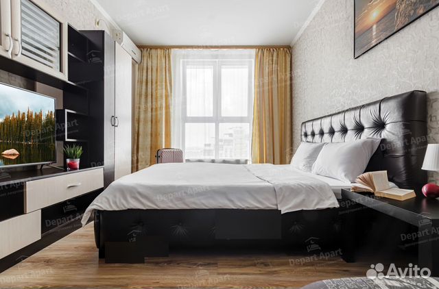 

1-к. квартира, 45 м², 2 кровати