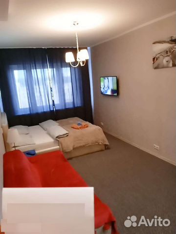 

Квартира-студия, 40 м², 2 кровати