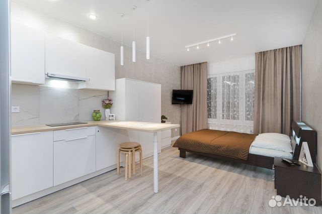 

Квартира-студия, 25 м², 1 кровать