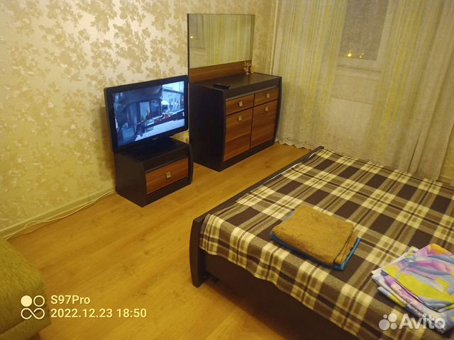 

1-к. квартира, 42 м², 3 кровати