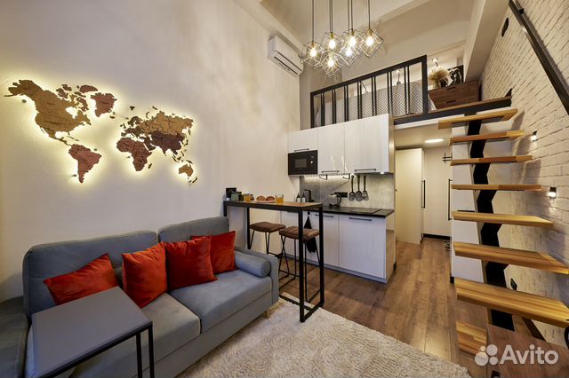 

Квартира-студия, 17 м², 2 кровати