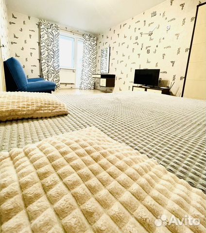 

1-к. квартира, 45 м², 2 кровати