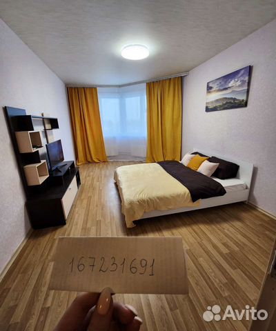 

1-к. квартира, 41,6 м², 2 кровати