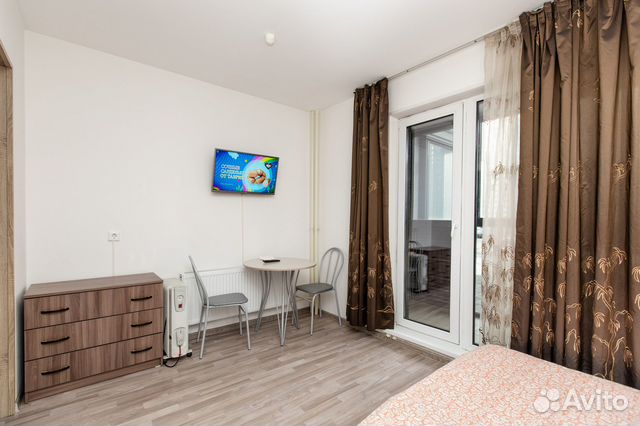 

Квартира-студия, 28 м², 1 кровать