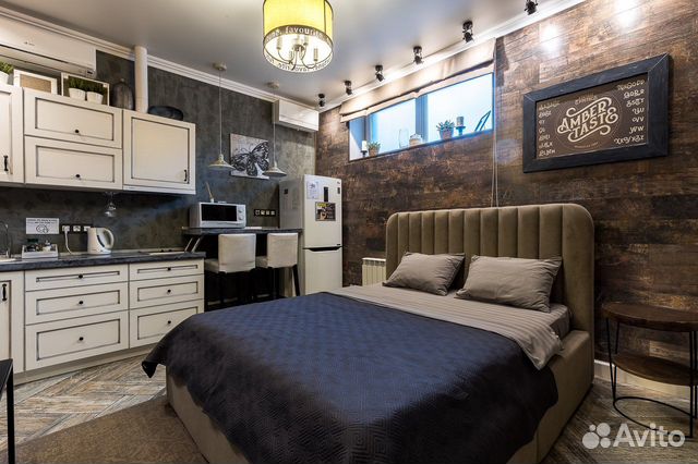 

Квартира-студия, 32 м², 2 кровати