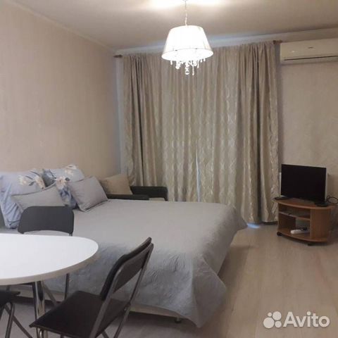 

Квартира-студия, 29,5 м², 2 кровати