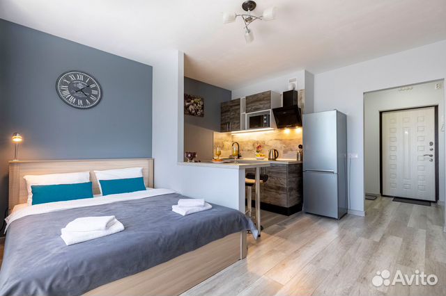 

Квартира-студия, 28 м², 1 кровать