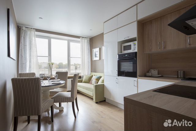 

1-к. квартира, 44 м², 3 кровати