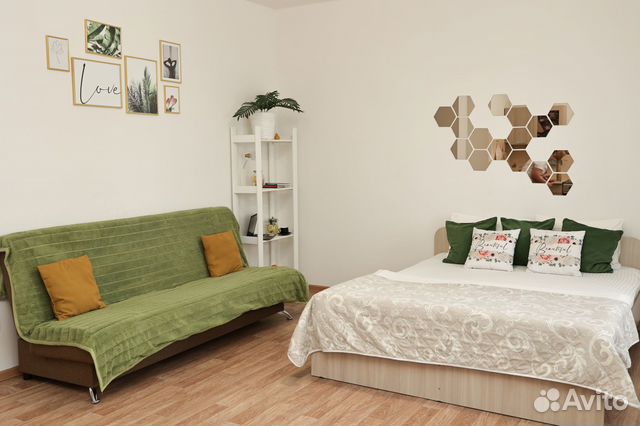 

Квартира-студия, 35 м², 2 кровати