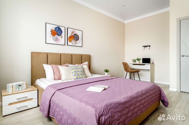

1-к. квартира, 48 м², 2 кровати