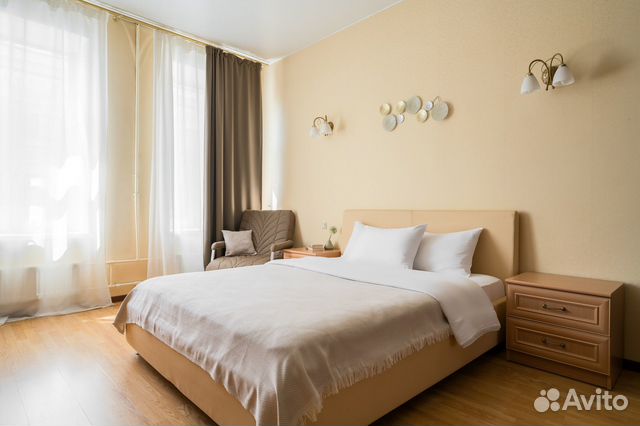 

1-к. квартира, 45 м², 2 кровати