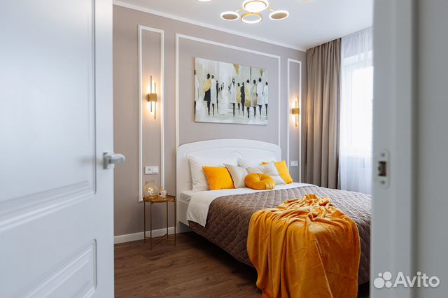 

1-к. квартира, 44 м², 2 кровати