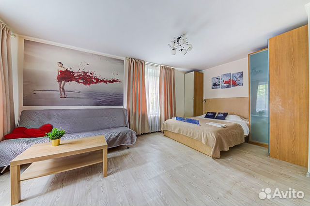 

Квартира-студия, 34 м², 1 кровать