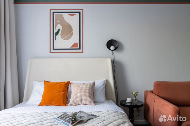 

Квартира-студия, 30 м², 2 кровати