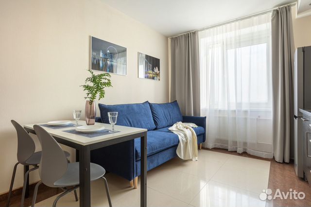 

1-к. квартира, 43 м², 2 кровати