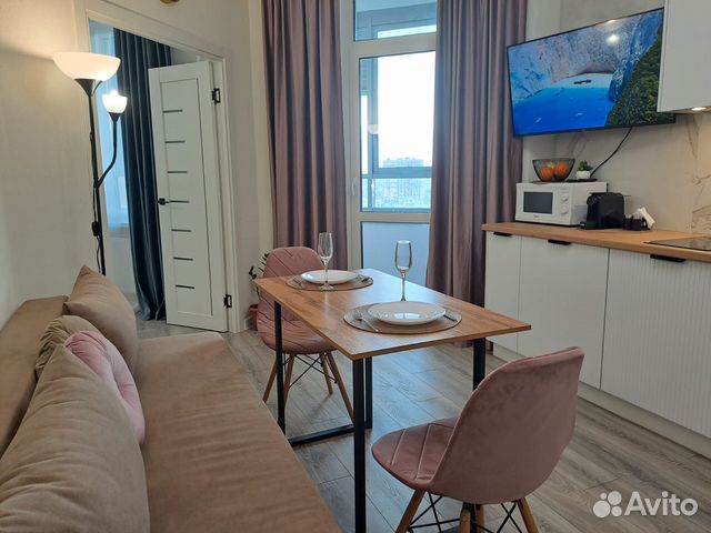 

1-к. квартира, 37 м², 2 кровати