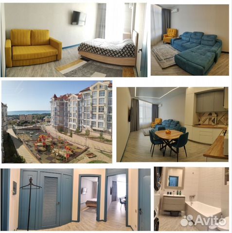 

1-к. квартира, 60 м², 3 кровати