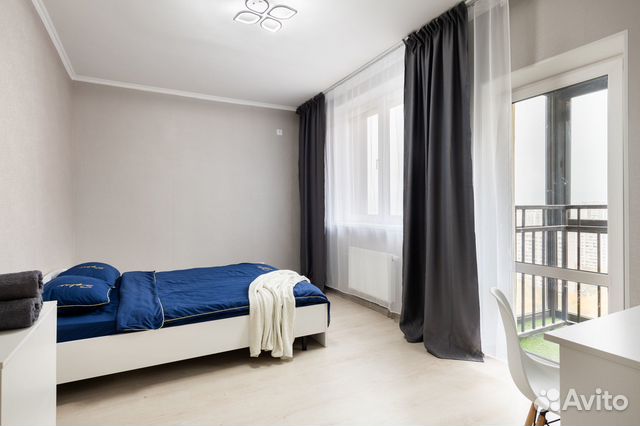 

1-к. квартира, 45 м², 2 кровати