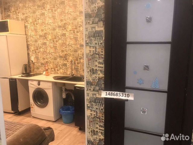 

Квартира-студия, 21 м², 2 кровати