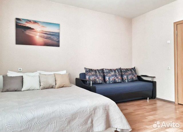 

1-к. квартира, 42 м², 3 кровати