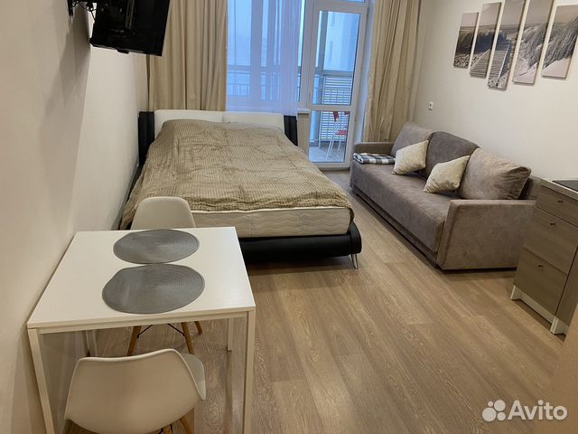 

Квартира-студия, 30 м², 2 кровати