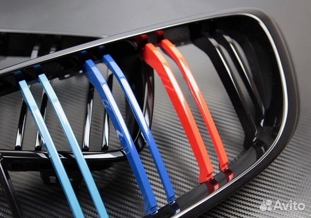 Черные Сдвоенные решетки радиатора BMW F30 M3 F32 Черные Сдвоенные решетки радиатора BMW F30 M3 F32