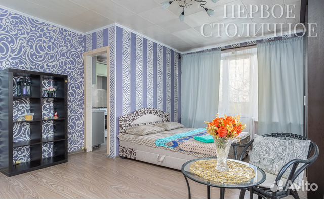 

1-к. квартира, 37 м², 2 кровати