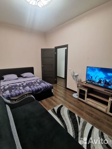 

1-к. квартира, 45 м², 2 кровати