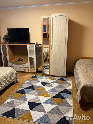 

1-к. квартира, 40 м², 2 кровати