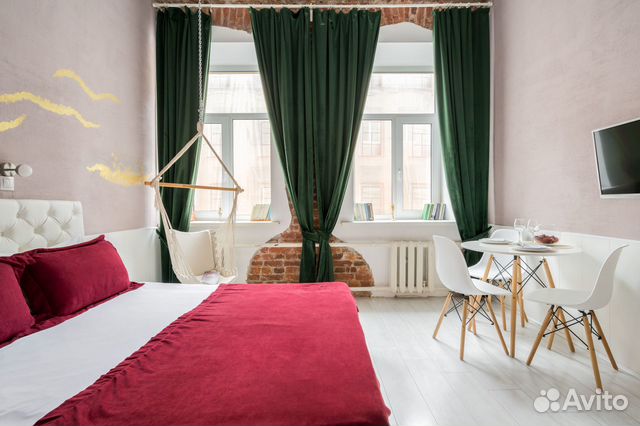 

Квартира-студия в апарт-отеле, 23 м², 3 кровати