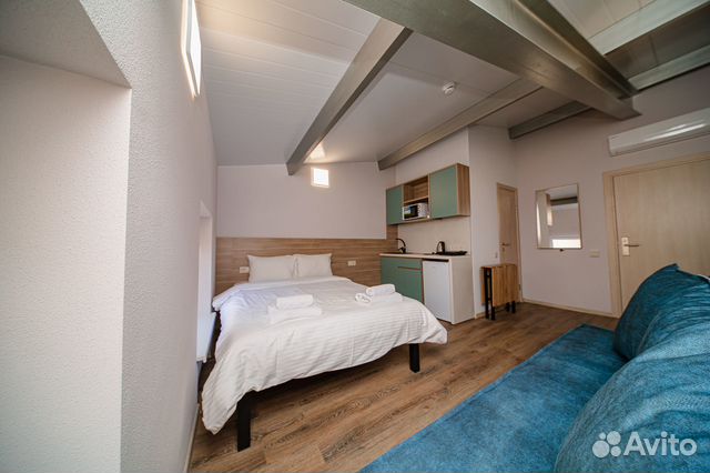 

Квартира-студия в апарт-отеле, 15,2 м², 2 кровати