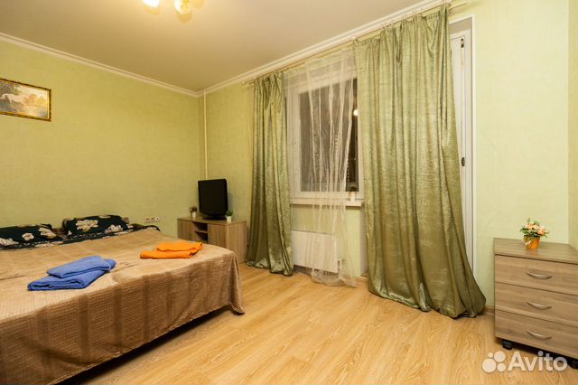 

1-к. квартира, 38 м², 2 кровати