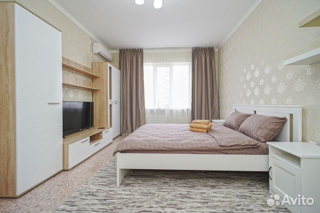 

1-к. квартира, 44 м², 2 кровати